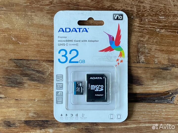 Карта памяти MicroSD Adata 32 Gb новая