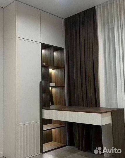 Рабочая зона со шкафом