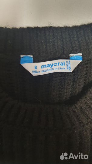 Mayoral рваный свитер 128