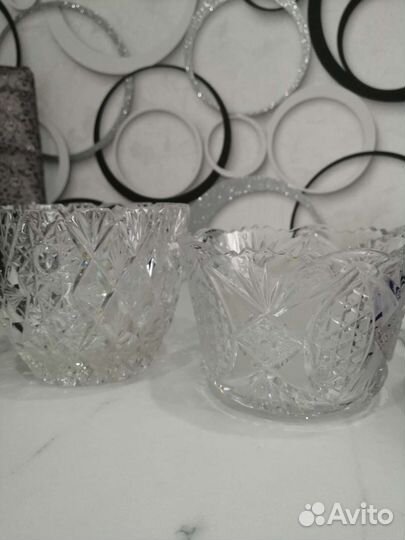 Салатник хрустальный