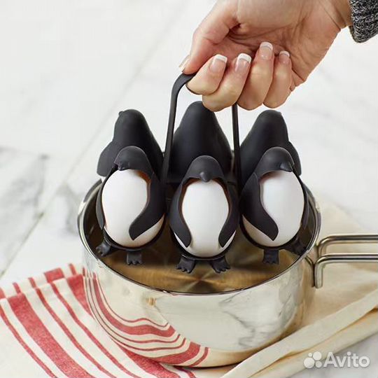 Подставка для яиц пингвины