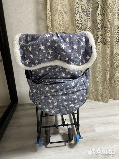 Санки коляска nika