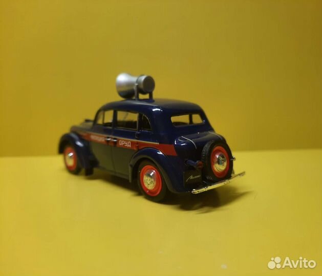 Москвич-400 Милиция.Машинка Коллекционная. Игрушка