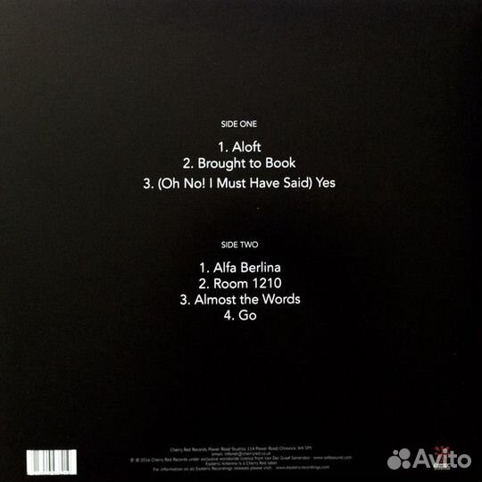 Винил Van Der Graaf Generator 