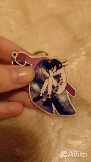 Брелок деревянный Данганронпа Кокичи Оума