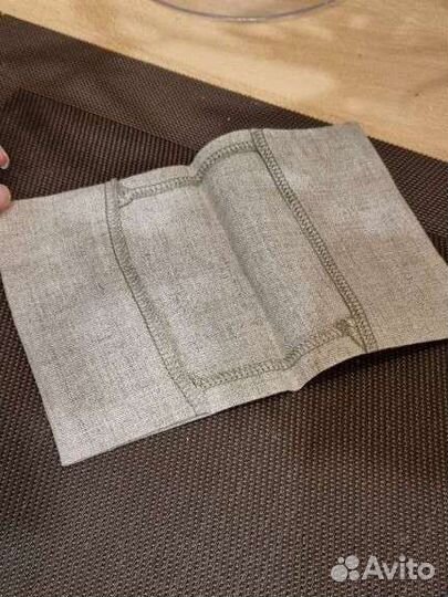 Обложка на паспорт из льна