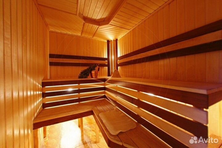 Баня сауна с бассейном