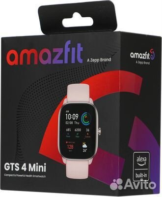 Amazfit GTS 4 mini Розовый/Белый/Мята/Чёрный-Новые