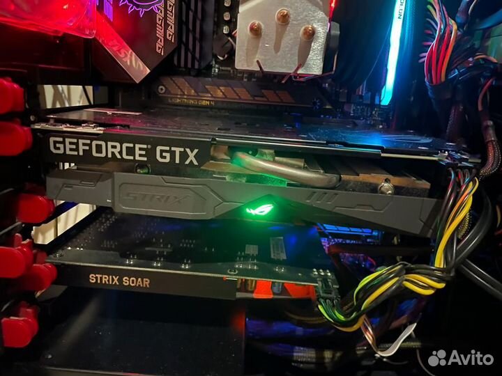 Видеокарта asus rog strix 1660 Super 6 gb OC