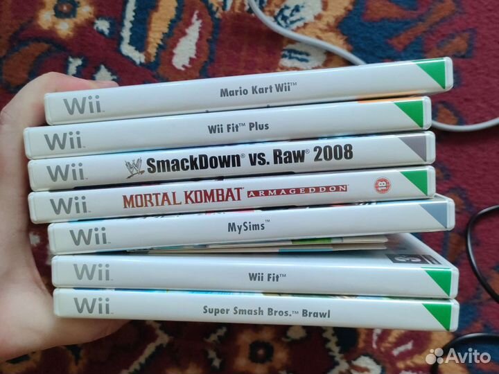 Nintendo wii с играми и balance board