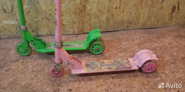 Самокат как на фото 3 до 7 лет