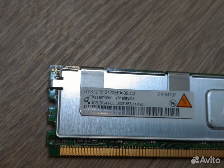 Оперативная память DDR2 4Gb ECC Registered
