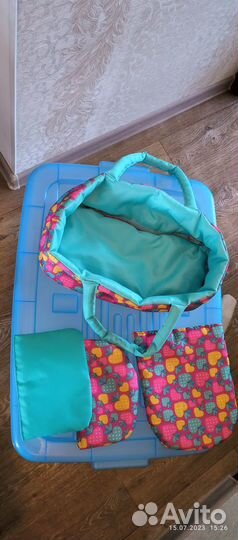 Коляска для кукол 3в1