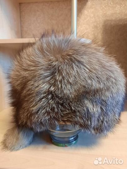 Шапка женская из чернобурки