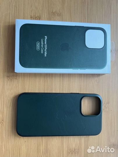 Чехол-накладка iPhone 13 Pro Max Leather Case
