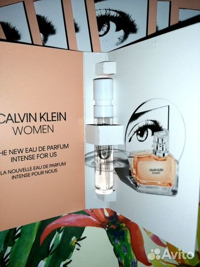 Calvin Klein women intense edp 10 шт