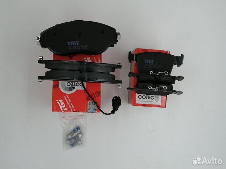 Комплект колодок перед + зад