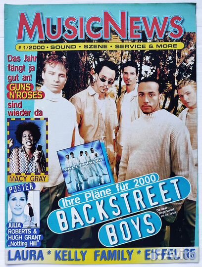 Журнал Music News №1, 2000 Музыка / Кино / Фильм