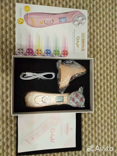 Прибор для омоложения кожи лица и тела 6 в 1