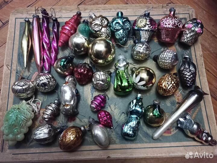 Ретро елочные игрушки СССР