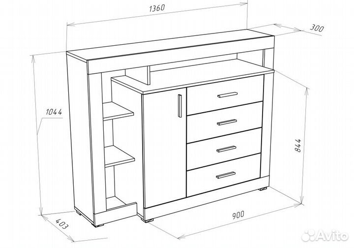 Мебель для спальни Mирандa atelier - белый глянец