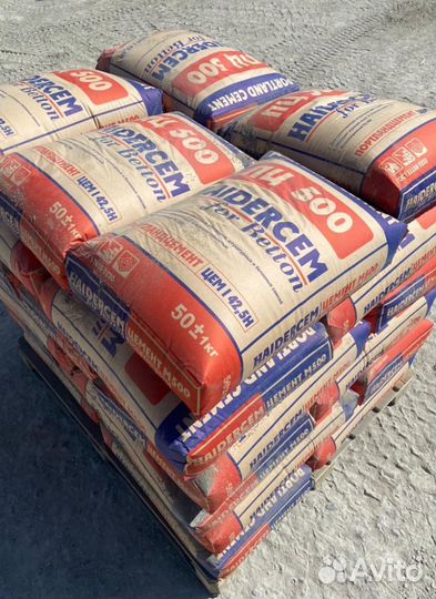 Портландцемент haidercem М 500 Д0 / мешок 50 кг