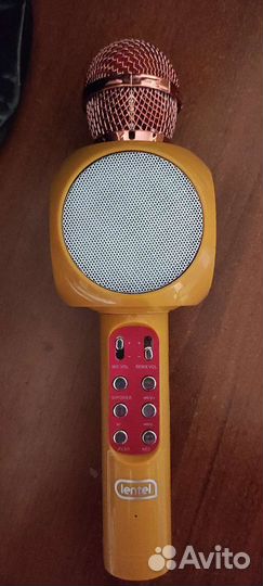 Караоке-микрофон блютуз колонка