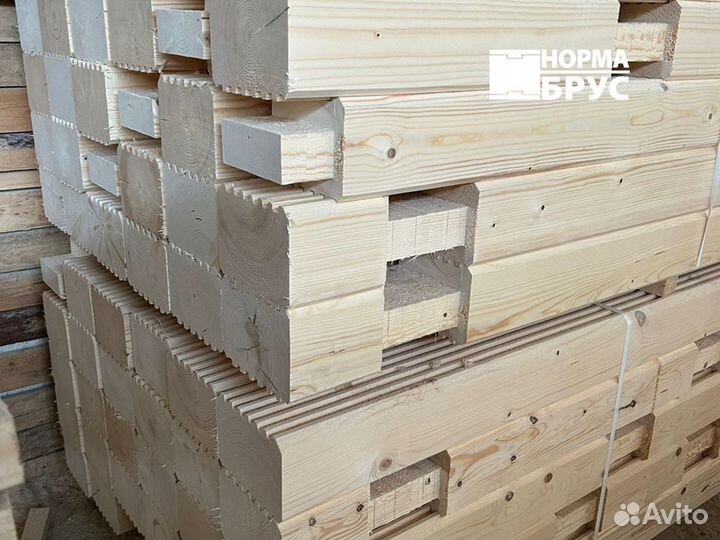 Домокомплект 200х200х6000 естественной влажности