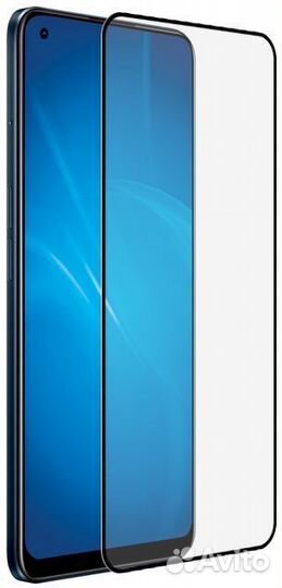 Защитное стекло 9D Samsung Galaxy S21 Plus (черный