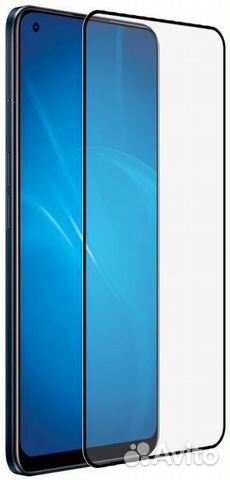 Защитное стекло 9D Samsung Galaxy S21 Plus (черный