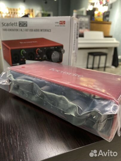 Focusrite scarlett 2i2 звуковая карта