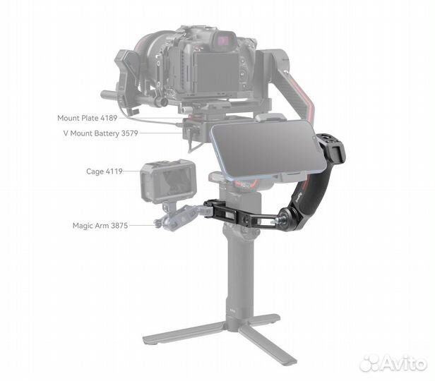 Smallrig 3028C Ручка для стабилизаторов Dji Ronin