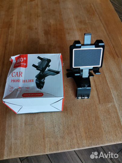 Держатель для телефона с зажимом
