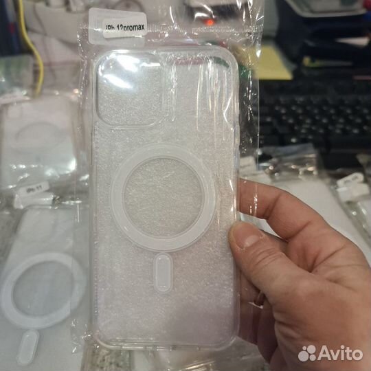 Чехол Clear Case (magsafe) для iPhone