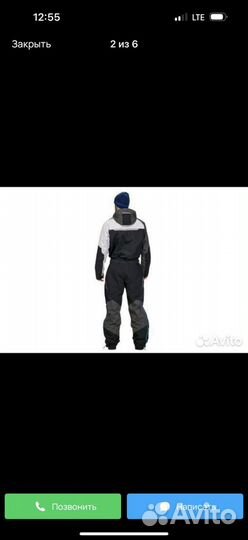 Комбинезон ski-doo helium one-priece suit grey