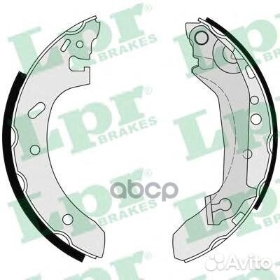 Колодки торм.бар.ford escort/fiesta/orion 1.3-1