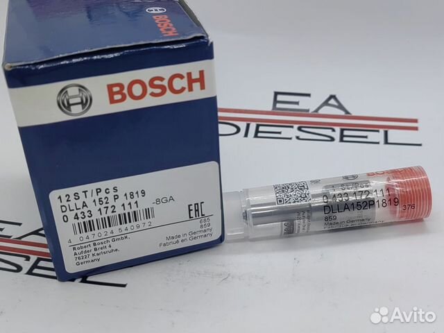 Распылитель 0 433 172 111 (dlla 152P1819)