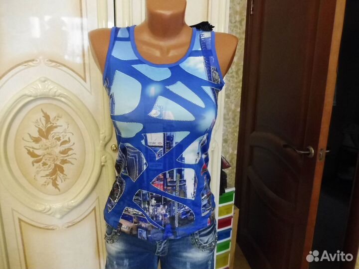 Топы женские, футболки. Много всего