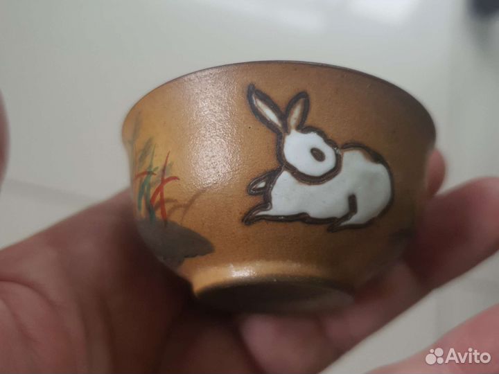 Чайные чашки винтажные с Кроликом, Япония,листайте