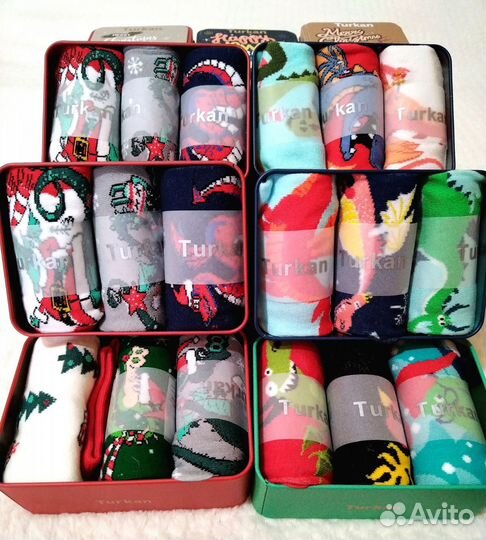 Носки женские с принтом