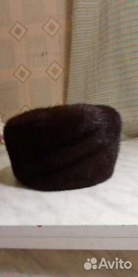 Шапка норковая женская