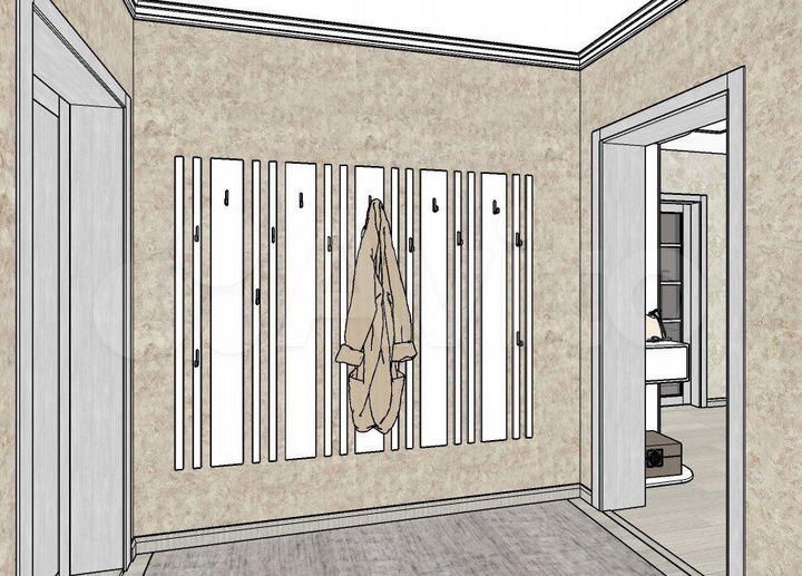 2-к. квартира, 65 м², 3/3 эт.