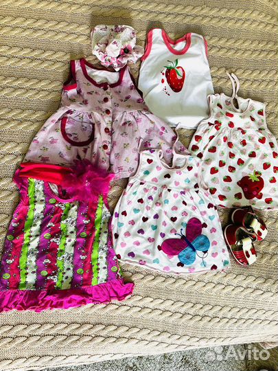 Одежда для девочки пакетом 74 размер