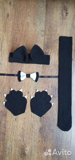 Карнавальный костюм чёрного,серого Кота