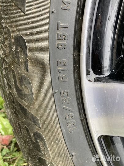 Колеса зимние 4 тш, R15, 195/65, 4x100, DIA-54,1