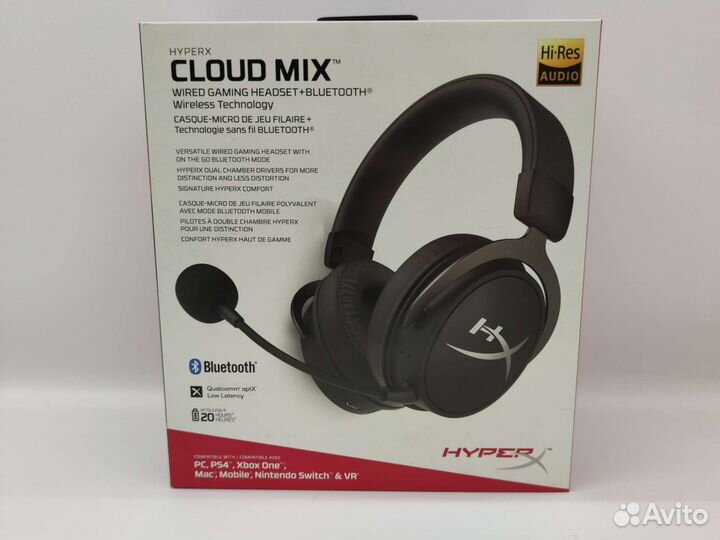 Bluetooth-гарнитура HyperX Cloud MIX черные