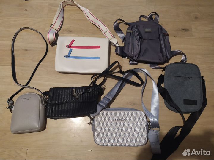 Много сумок новых