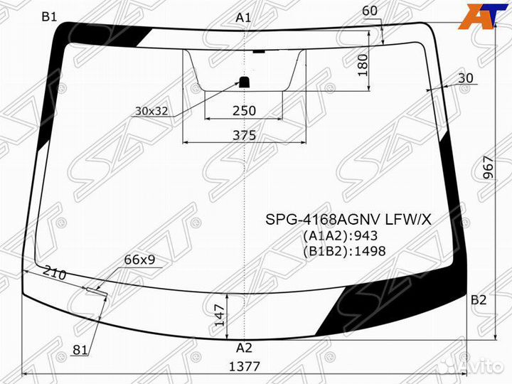 Лобовое стекло Solaris 2017-2021
