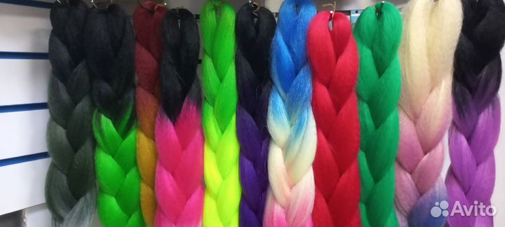 Канекалон Jumbo 1 2 3 цвета