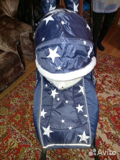 Детские санки коляска бу